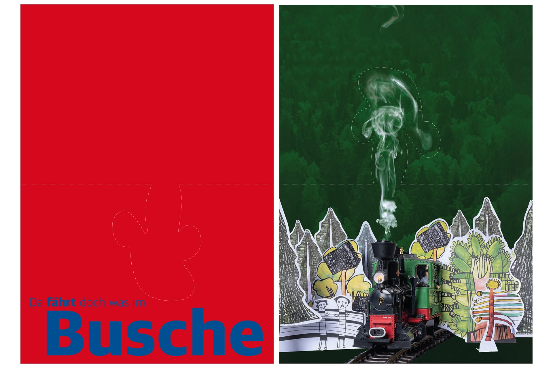 Pop-Up-Karten 3er Set
