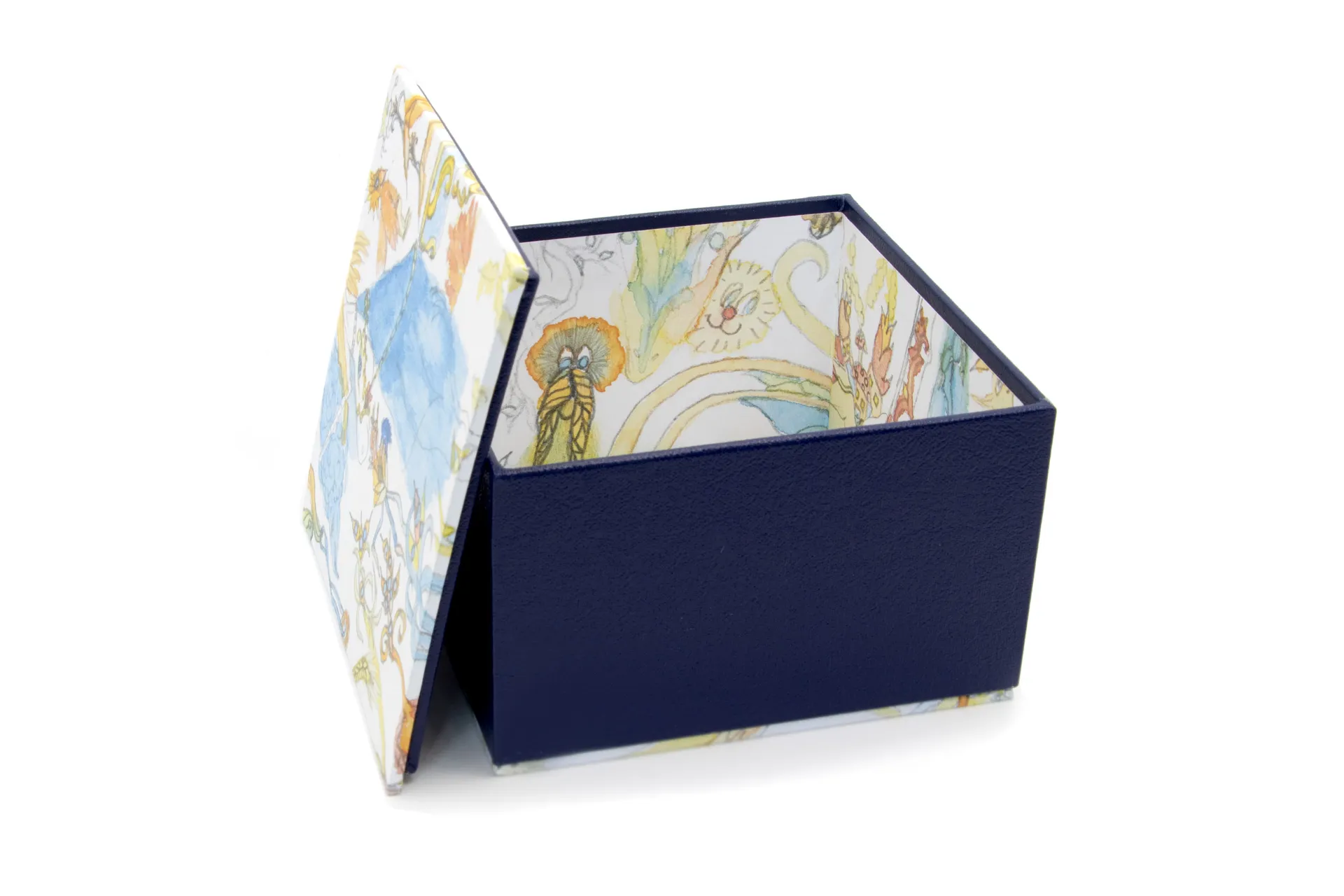 Quadratische Schmuckdose mit Einhorn-Motiv in hellen, bunten Farben, liebevoll gestaltet ideal als Aufbewahrungsdose oder Geschenk in verschiedenen Größen (klein, mittel und groß) Quadratische Schmuckdose mit Einhorn-Motiv in hellen, bunten Farben, liebevoll gestaltet ideal als Aufbewahrungsdose oder Geschenk in verschiedenen Größen (klein, mittel und groß)